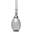 Christina Collect Grey Pearl Drop silver pendant*